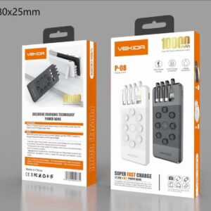 Batterie externe VEKIDA P-08 10000mAh Fast Charge