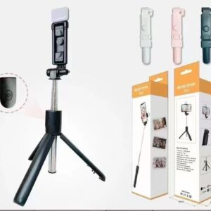 Perche selfie Bluetooth pliable avec trépied