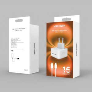 Chargeur rapide USB-C 45W PD S27 (Version Bleu)