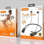 Écouteurs Bluetooth tour de cou VEKIDA BL-002 Double Bass Noir / Gris
