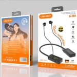Écouteurs Bluetooth tour de cou VEKIDA BL-003 Double Bass Noir / Gris