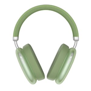 Casque audio sans fil, bluetooth, couleur verte