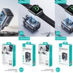 Chargeur rapide multifonctionnel 3en1 T67 20W pour Apple Watch avec ports A et C