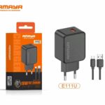 Original Chargeur Rapide AMAYA 18W USB avec Câble USB-C – Modèle E111U