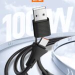 Original Câble LDNIO LC97uc 3-en-1 Charge Rapide 100W – USB-A & USB-C vers USB-C & Lightning