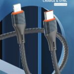 Original Câble LDNIO LC631 / LC632 USB-C vers Lightning PD 30W – Charge Rapide & Synchronisation iPhone blanc