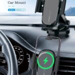 Support Voiture Chargeur Sans Fil 15W LDNIO – Fixation Automatique & Recharge Rapide