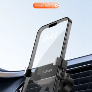 Support Téléphone Voiture LDNIO MG13 – Support à Gravité pour Grille d’Aération
