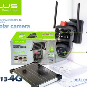 Caméra Solaire 4G Autonome CALUS VC13 – Sécurité Extérieure Sans WiFi