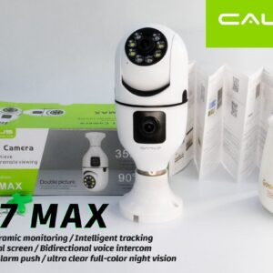 Caméra Ampoule WiFi CALUS E27 MAX – Surveillance 360° Intelligente HD
