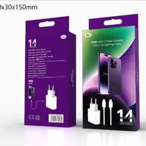 Chargeur Rapide 125W USB-C – Kit Complet avec Câble Lightning compatible a apple 11