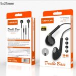 Écouteurs Filaire VEKIDA EA-06 Double Bass – Jack 3.5mm avec Microphone – Hi-Res Audio