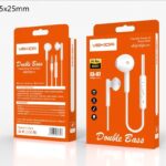 Écouteurs Filaire VEKIDA EA-07 Double Bass – Jack 3.5 mm avec Microphone & Contrôle Volume – Hi-Res Audio (Blanc)
