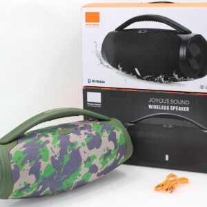 Enceinte Bluetooth Portable BOOMSBOX3 – Son Puissant & Design Rond 40W