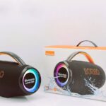 Enceinte Bluetooth Portable BORMO BOX3 avec éclairage LED – Son Puissant & Design Rond