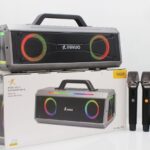 Enceinte Bluetooth Portable C69 avec Microphone & LED RGB 100W