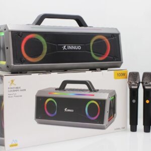Enceinte Bluetooth Portable C69 avec Microphone & LED RGB 100W