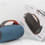 Enceinte Bluetooth Portable Gu-133 – Son Puissant & Design Rond avec éclairage LED