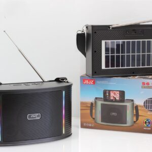 Enceinte Bluetooth Solaire Portable JSJZ S6 SUN avec Radio FM et LED RGB