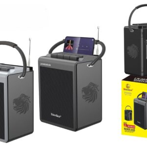 Enceinte Bluetooth Solaire Portable LN-9036SUN avec Radio FM et LED RGB