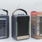 Enceinte Bluetooth Solaire Portable S20 SUN avec Radio FM et LED RGB