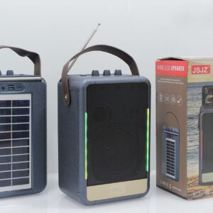 Enceinte Bluetooth Solaire Portable S20 SUN avec Radio FM et LED RGB