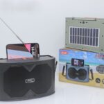 Enceinte Bluetooth Solaire Portable Z-22 SUN avec Radio FM et LED RGB