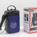 Enceinte Bluetooth Portable S6 – Son Puissant & Design Rond avec microphone