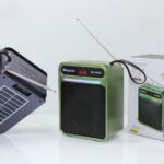 Enceinte Bluetooth solaire Portable SD-W63 – Son Puissant & Design Rond