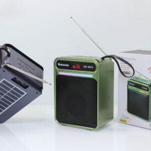 Enceinte Bluetooth solaire Portable SD-W63 – Son Puissant & Design Rond