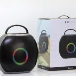 Enceinte Bluetooth solaire Portable SD-W88 – Son Puissant & Design Rond