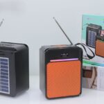 Enceinte Bluetooth solaire Portable YG-A119 – Son Puissant avec eclairage LED