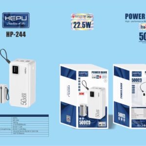 Power Bank HEPU HP-244 50000 mAh – Charge rapide 22.5W