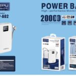 Power Bank HEPU HP-A02 20000 mAh – Charge rapide 22.5W