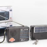 Radio solaire portable FM-AM-SW avec lecteur MP3 USB-SD – FP-717-S
